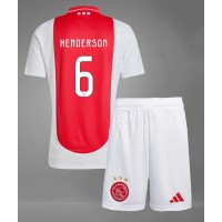 Ajax Jordan Henderson #6 Hjemme Trøje Børn 2024-25 Kortærmet (+ Korte bukser)